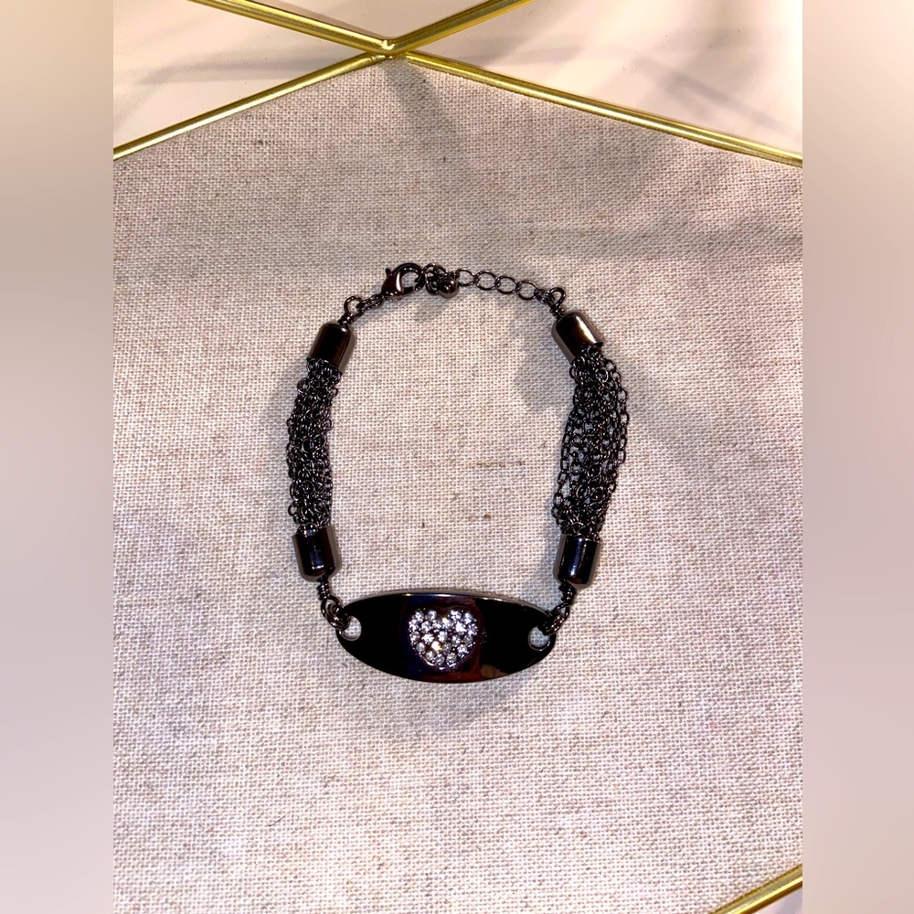 Lia Sophia Love Note ID Tag Bracelet